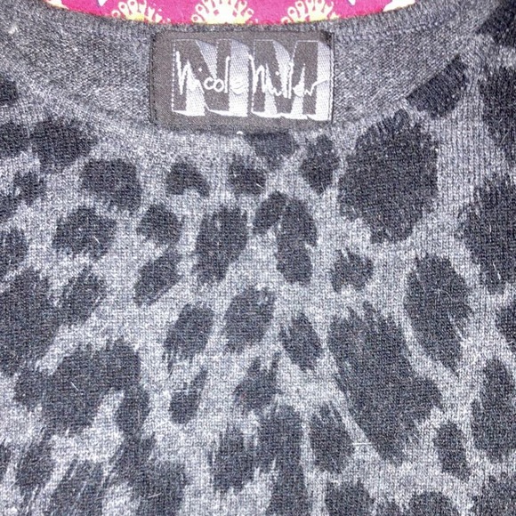 Nicole Miller cheetah sweater - Picture 3 of 3